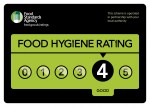 FSA Hygiene Rating 4