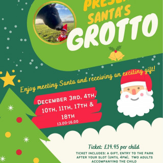 Santa's Grotto at the Wolds Wildlife Park