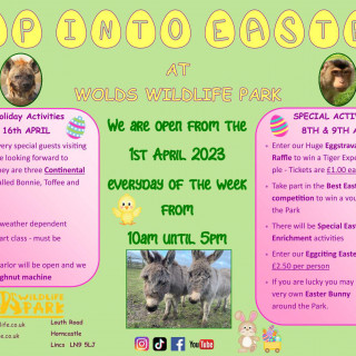 Wolds Wildlife Park Easter Activities