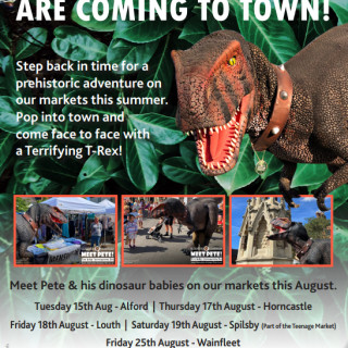 Dinosaurs are coming to town!